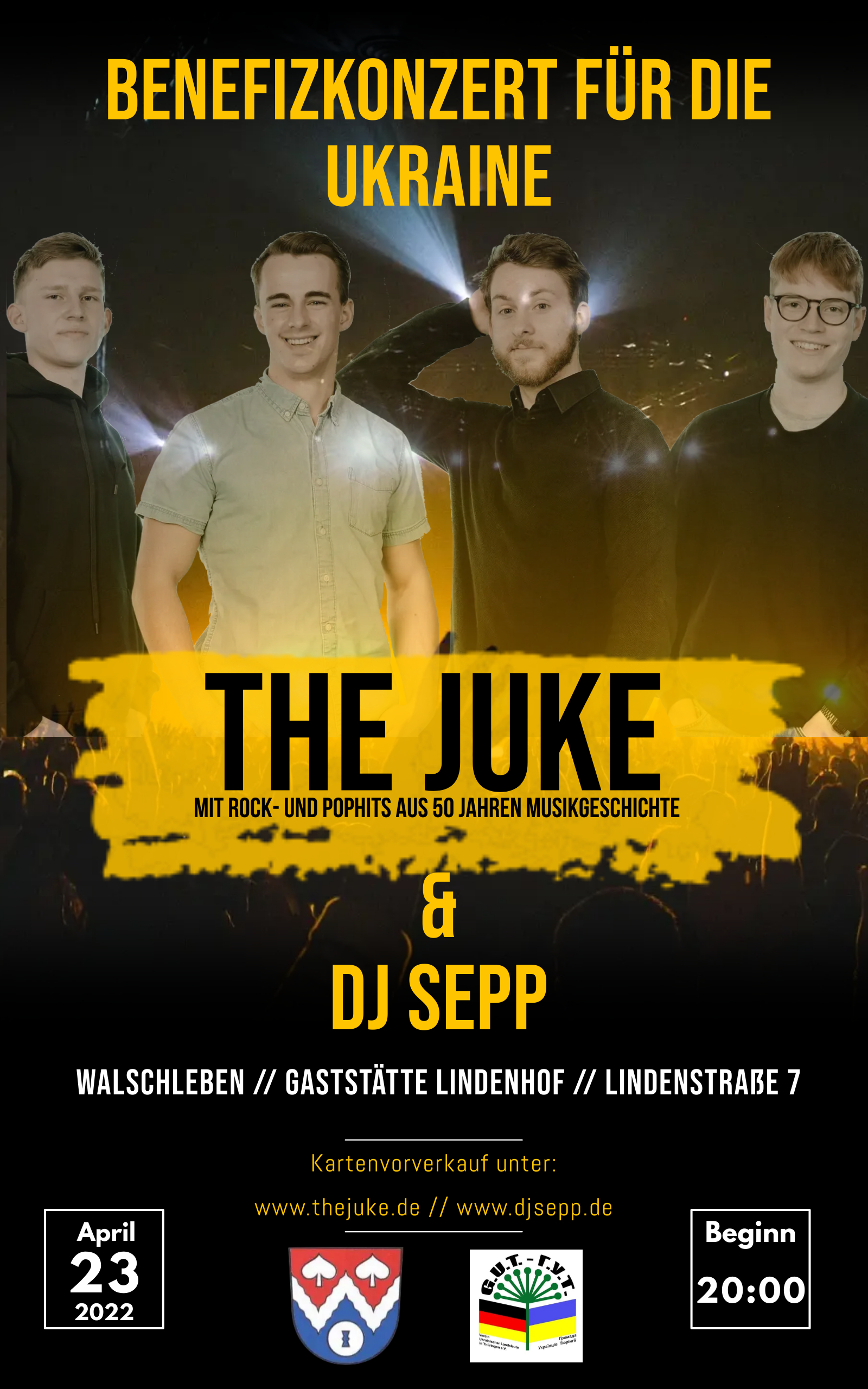 DJ Sepp & The Juke Benefizkonzert Walschleben